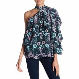 NWT Parker Ruffle One Sleeve Lilac Eden Top